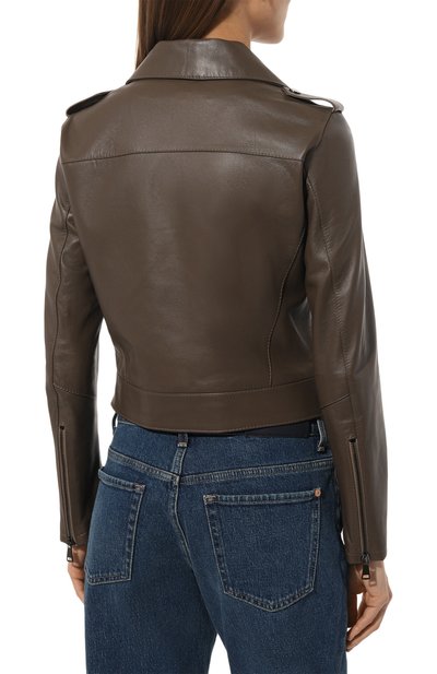 Кожная куртка SIMONETTA RAVIZZA, арт. S04JA235L16/TS, фото 4