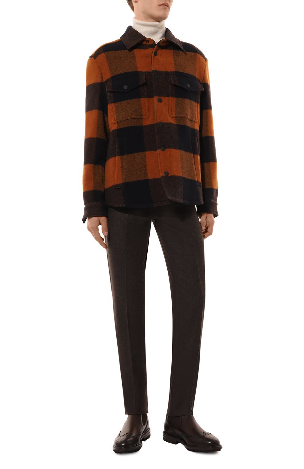 Шерстяные брюки BERWICH, арт. B0R0L023/FA1386X, фото 2