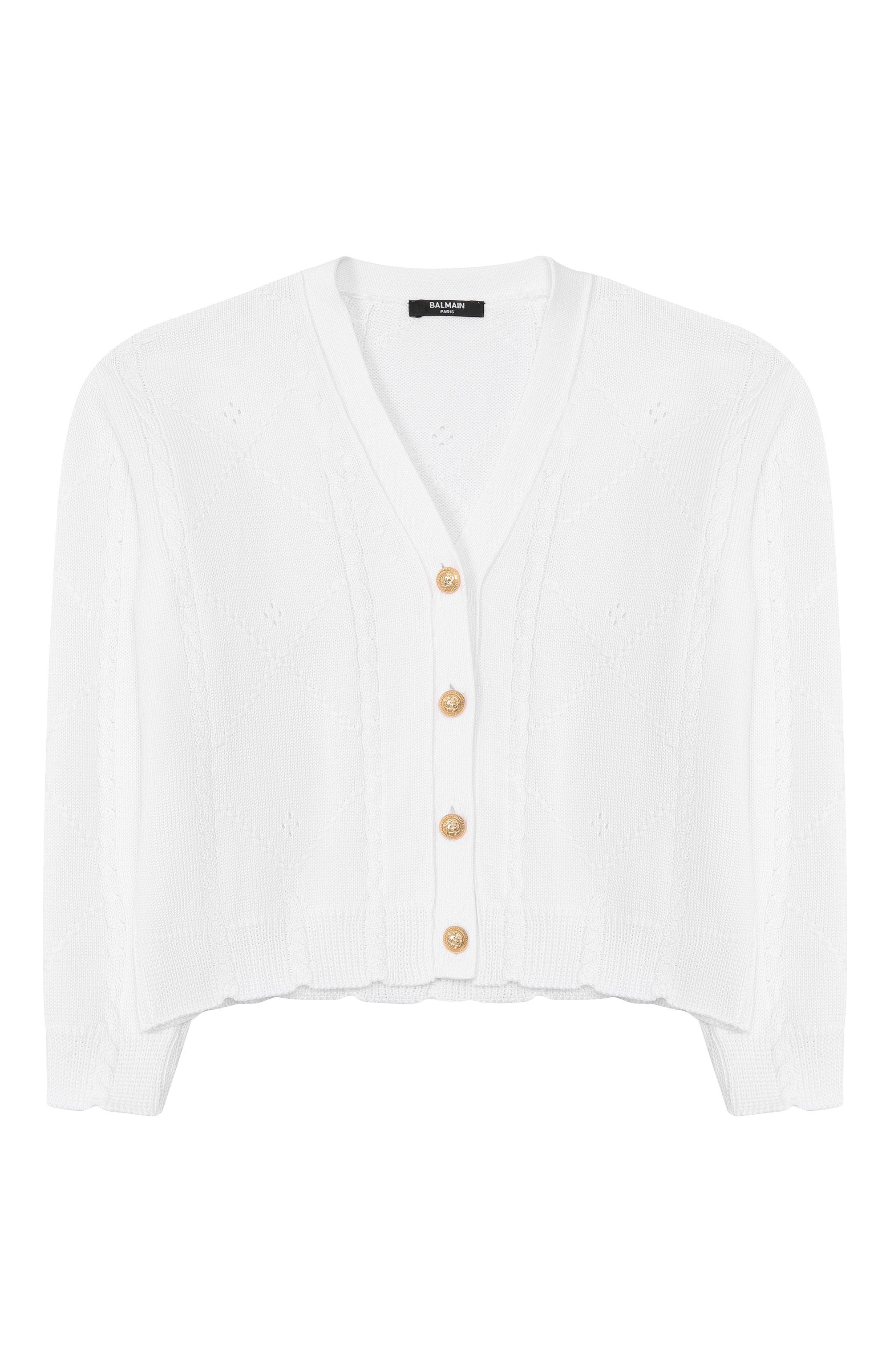 Хлопковый кардиган BALMAIN, арт. BY9A10, фото 1