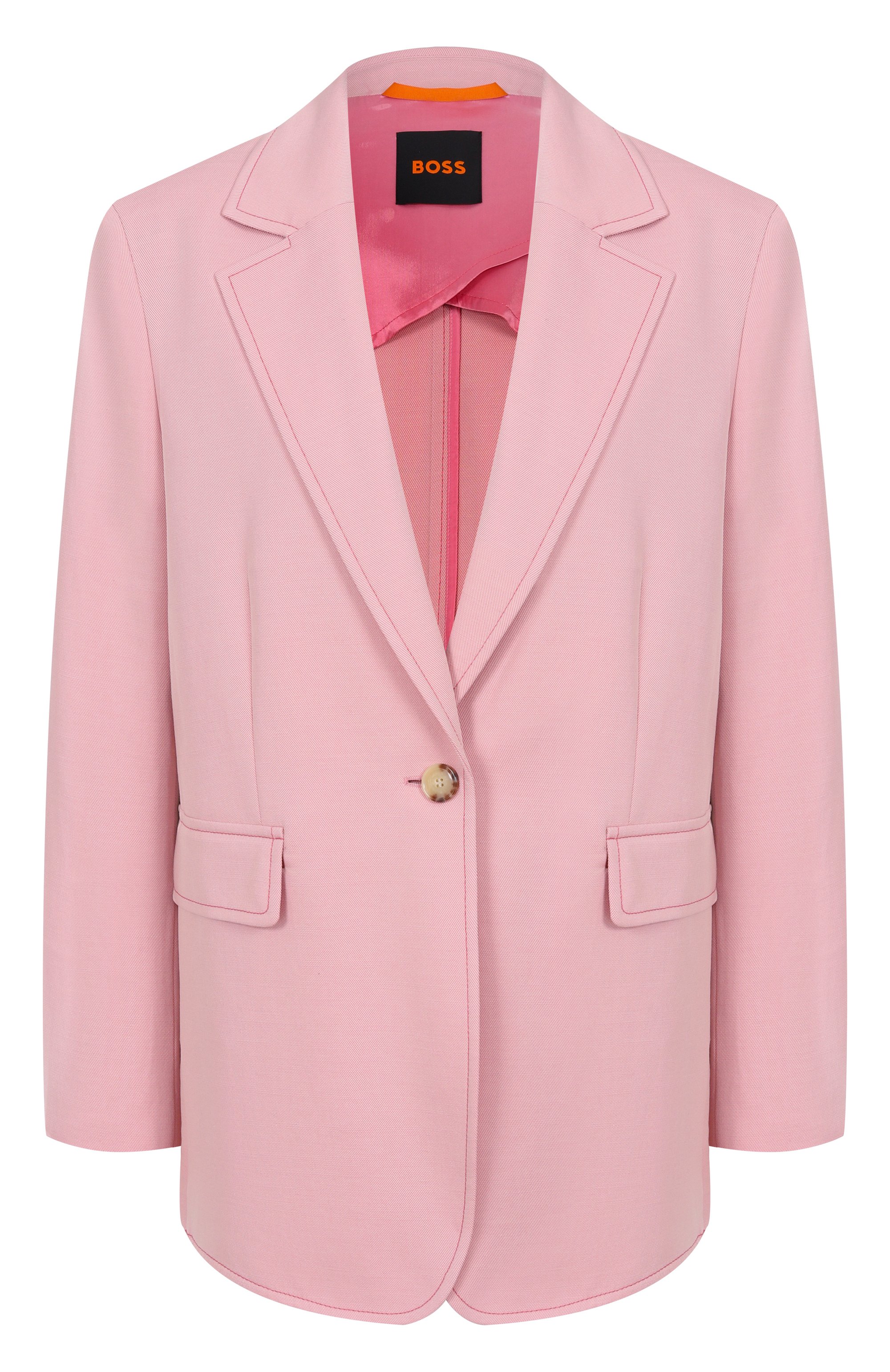 Жакет из хлопка и лиоцелла BOSS ORANGE, арт. 50546215, фото 1