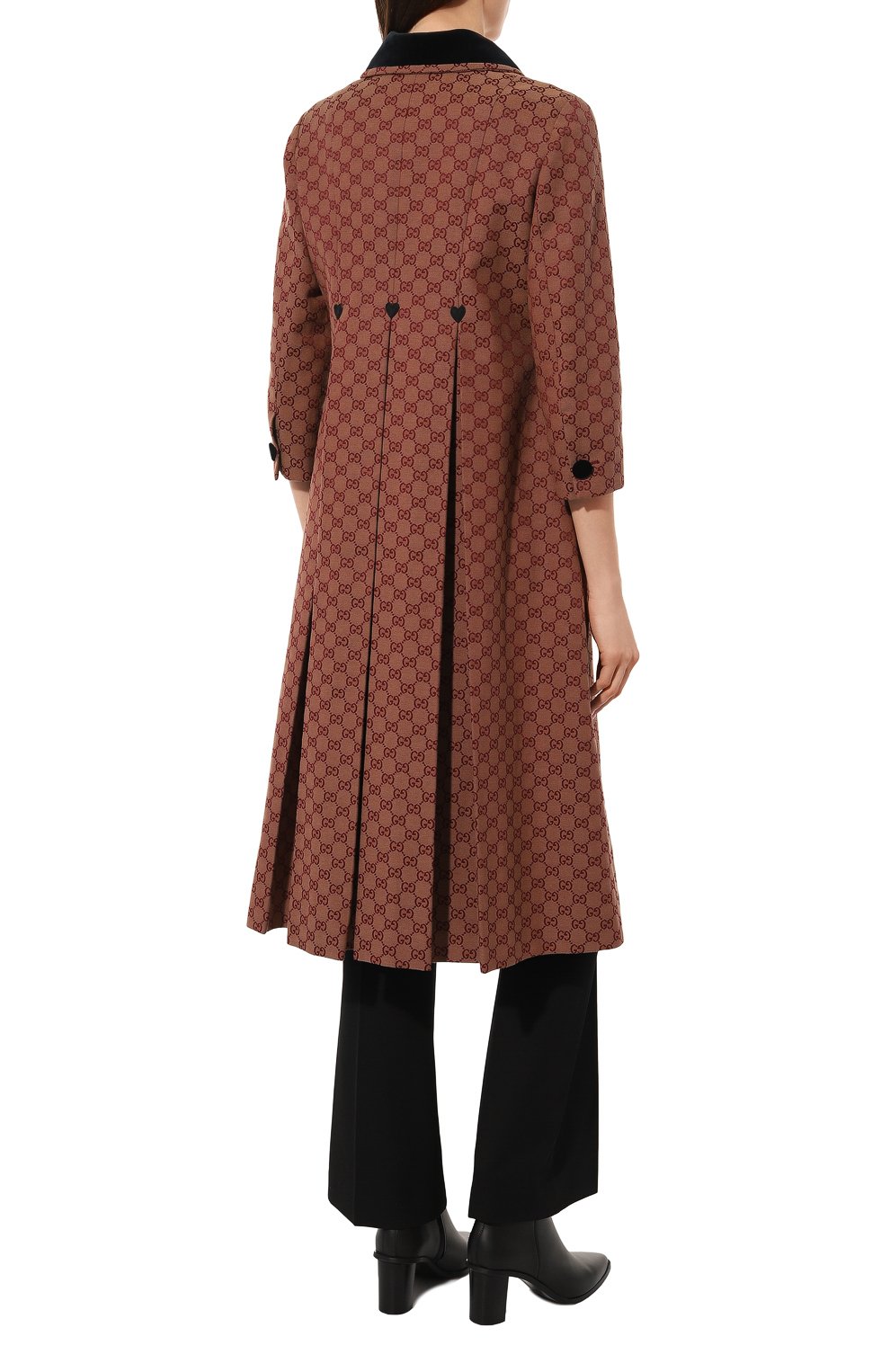 Пальто GUCCI коричневого цвета по цене 360000 руб., арт. 636946 ZAFTT, фото 4 Пальто GUCCI, арт. 636946 ZAFTT, фото 4