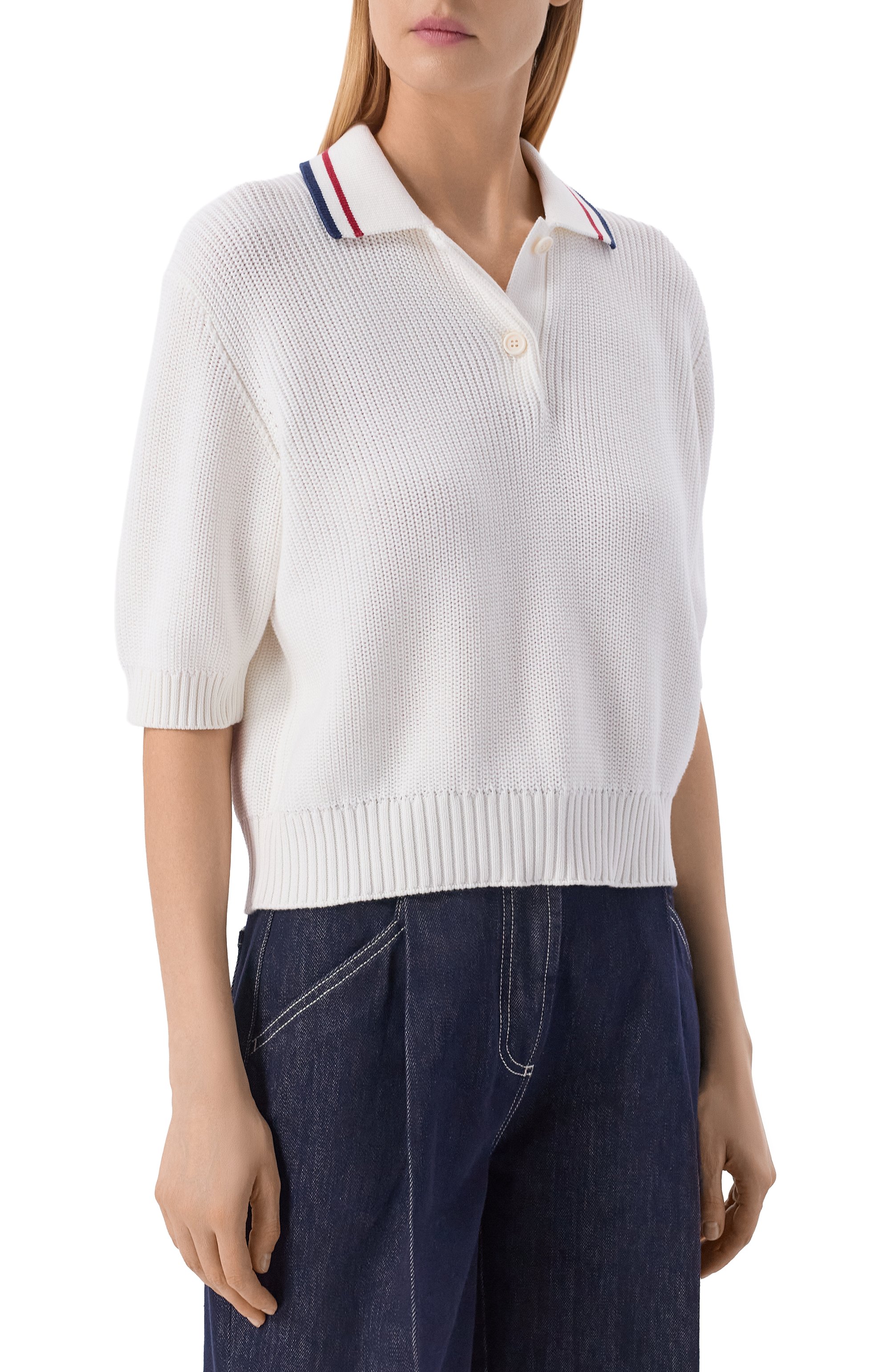 Хлопковое поло BRUNELLO CUCINELLI, арт. M19756305, фото 3