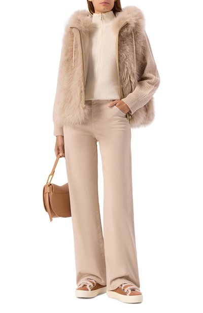 Замшевые кеды shearling low velcro INUIKII, арт. 1001.001.0231, фото 3