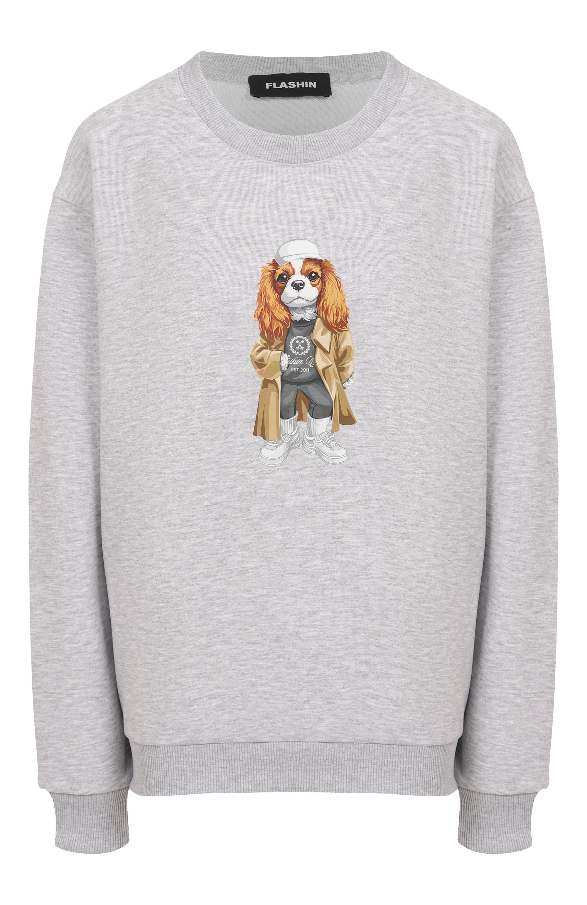 Хлопковый свитшот FLASHIN, арт. FS25SDOS, фото 1