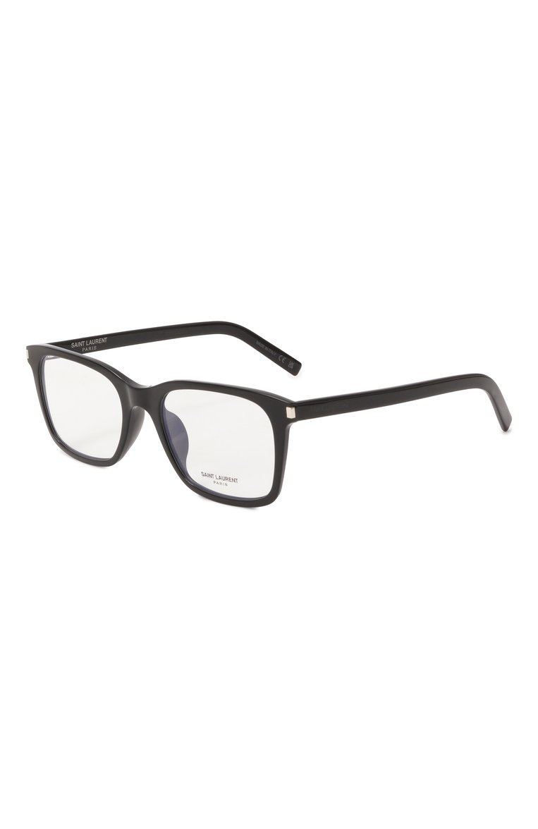 Женские оправа SAINT LAURENT черного цвета, арт. SL 718 SLIM 005 | Фото 1 (Нос: Не проставлено; Региональные ограничения белый список (Axapta Mercury): Не проставлено; Материал: Пластик; Тип очков: Оправа; Оптика Гендер: оптика-женское; Очки форма: Прямоугольные)