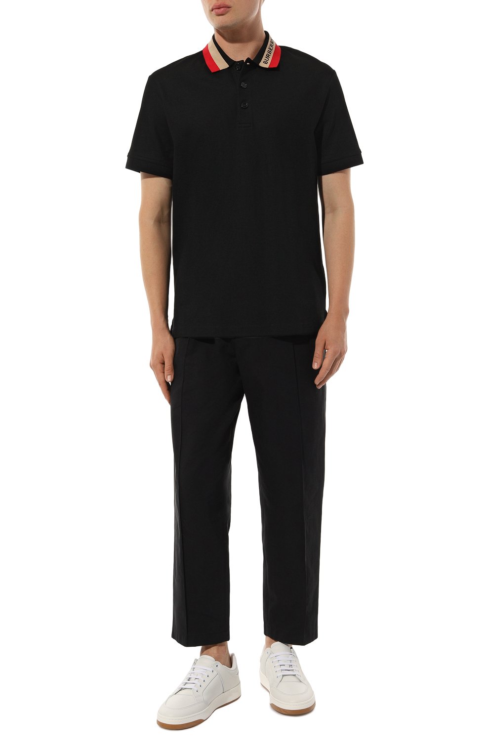 Хлопковое поло BURBERRY, арт. 8083154/148166, фото 2