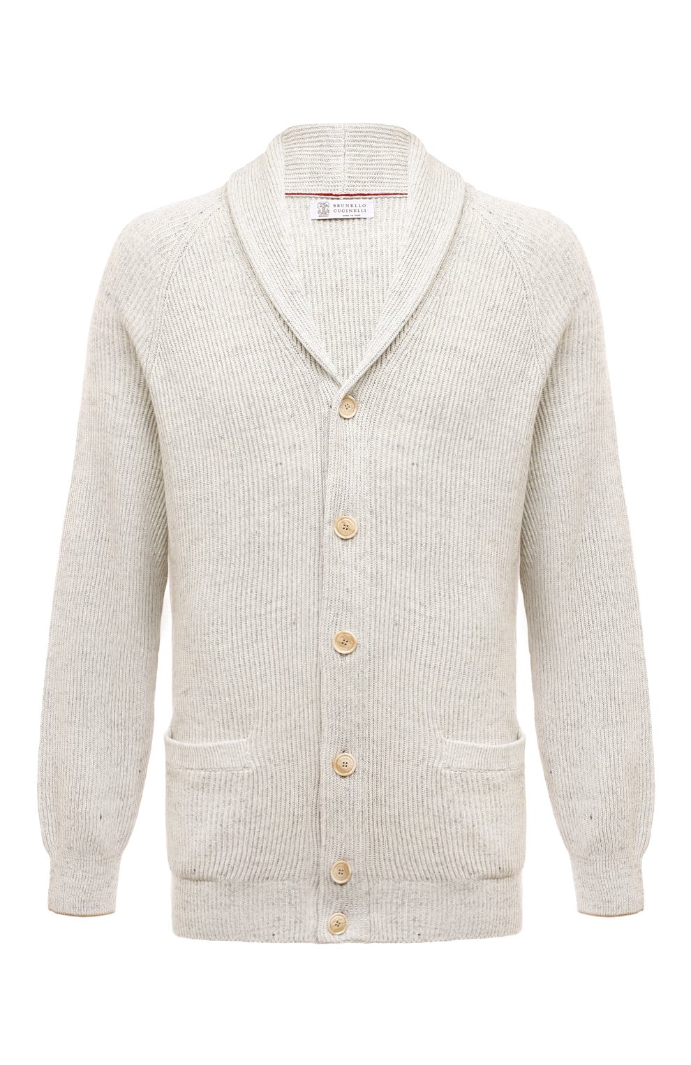 Кардиган из хлопка и льна BRUNELLO CUCINELLI, арт. MCH706106, фото 1