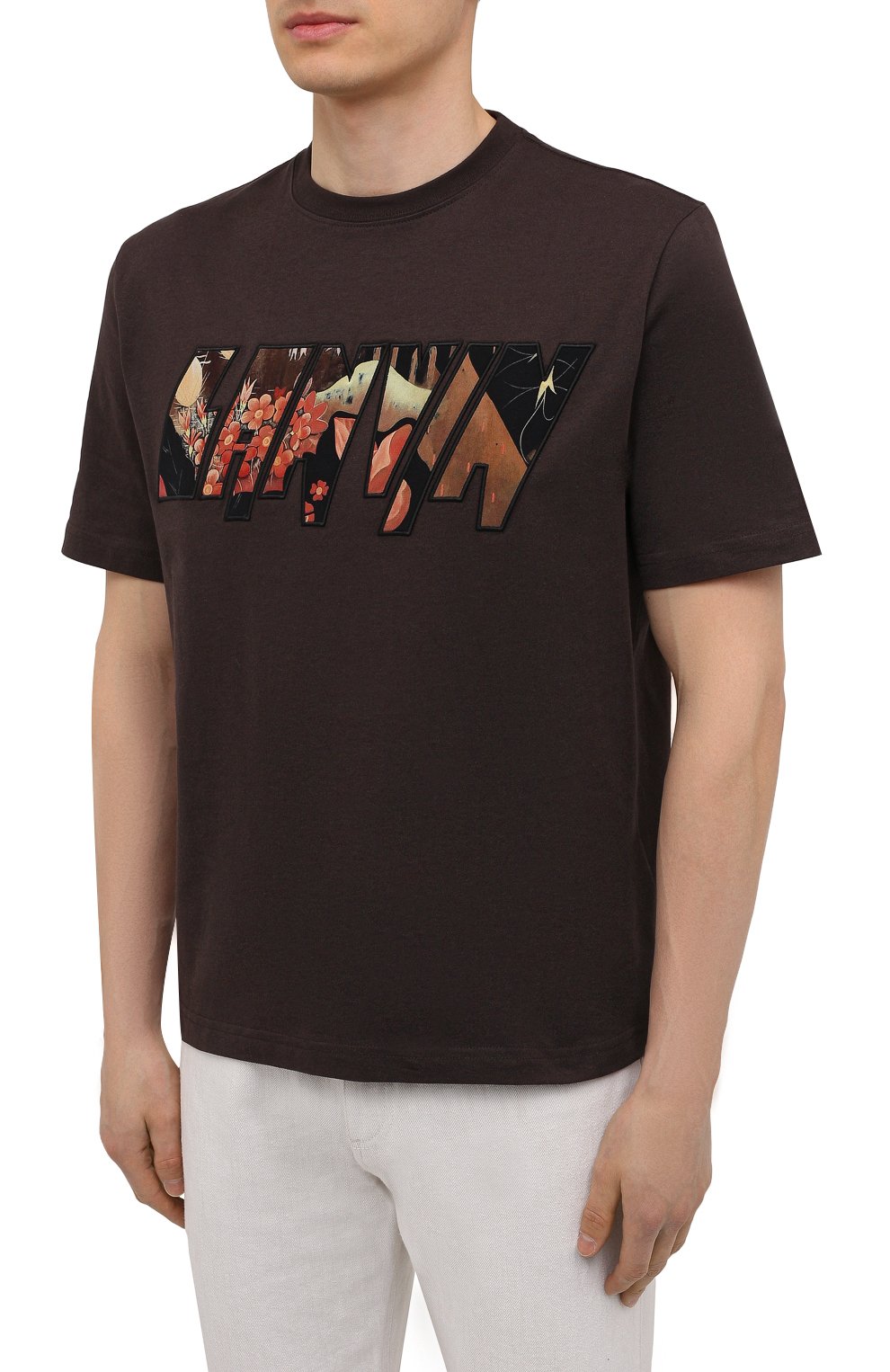 Хлопковая футболка LANVIN, арт. RM-TS0002-J017-E21, фото 3