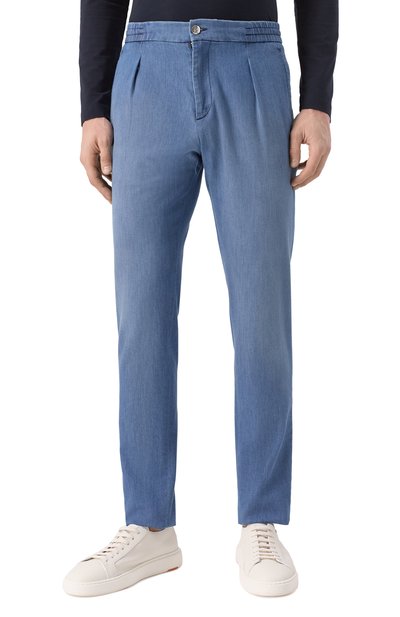 Брюки из хлопка и льна MARCO PESCAROLO, арт. CHIAIA/51J03, фото 3