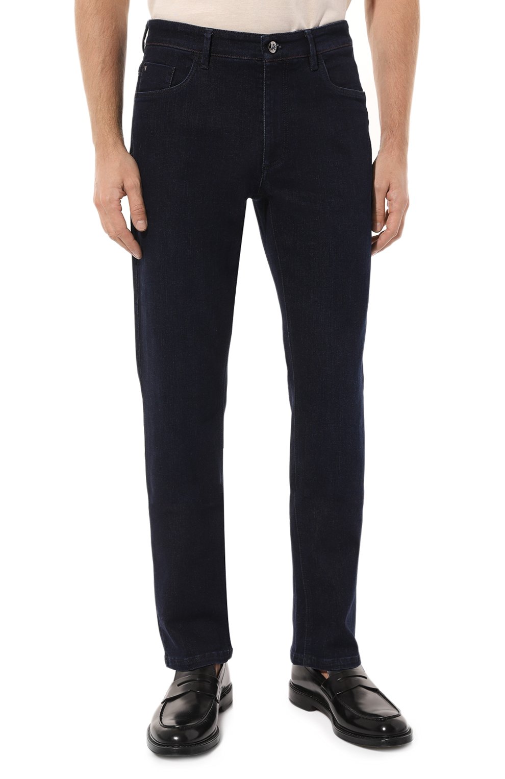 Джинсы ZILLI темно-синего цвета по цене 134000 руб., арт. J5T001M0410VLW000, фото 3 Джинсы ZILLI, арт. J5T001M0410VLW000, фото 3