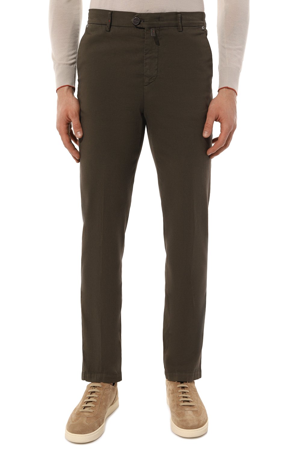 Брюки из хлопка и шелка KITON, арт. UFPPEK0606D, фото 3