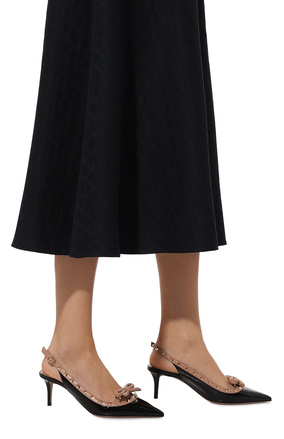 Кожаные туфли rockstud bow VALENTINO, арт. 5W2S0IB8/TZE, фото 3