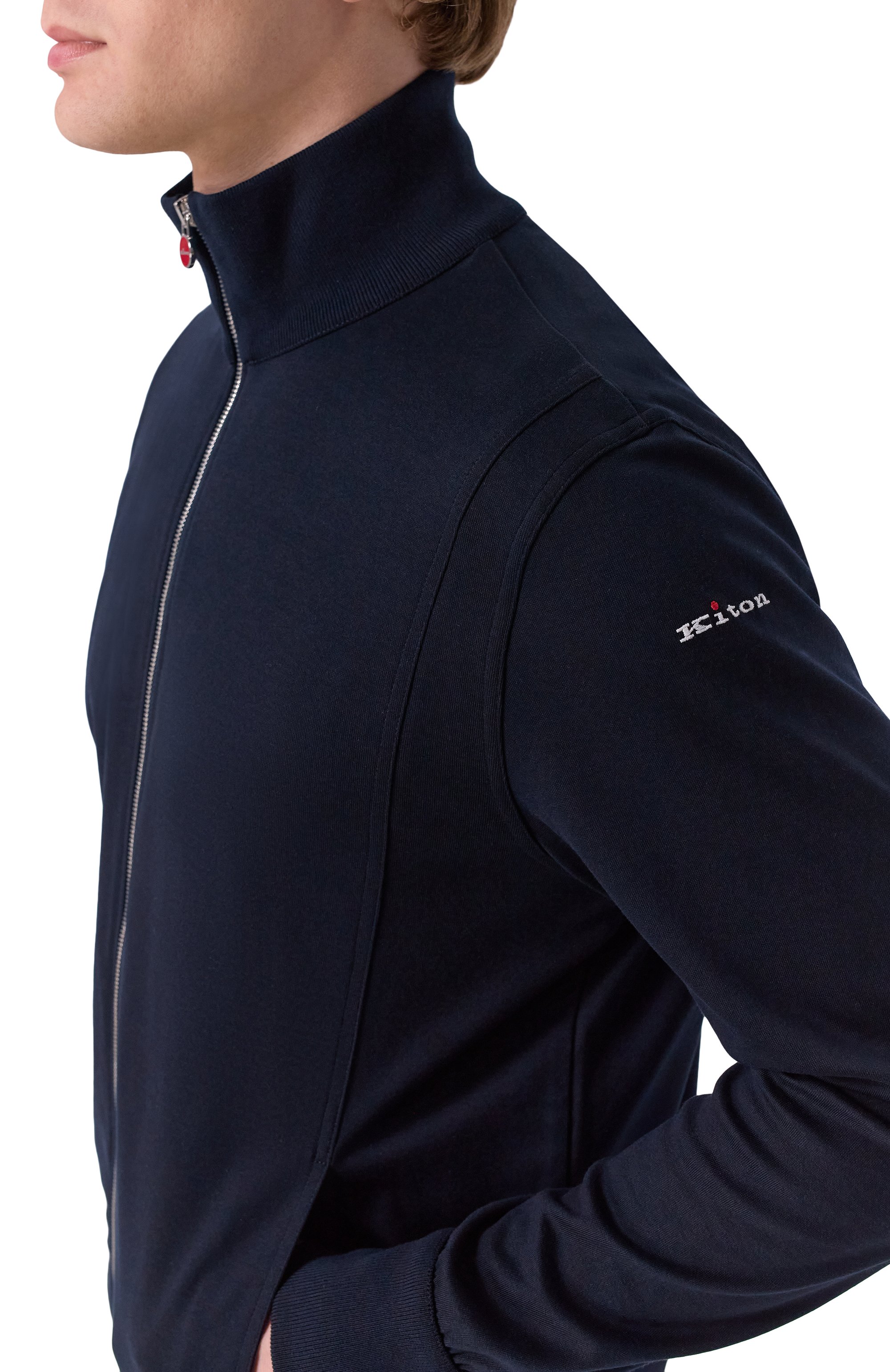 Толстовка из хлопка и шелка KITON, арт. UMKZ02403, фото 5