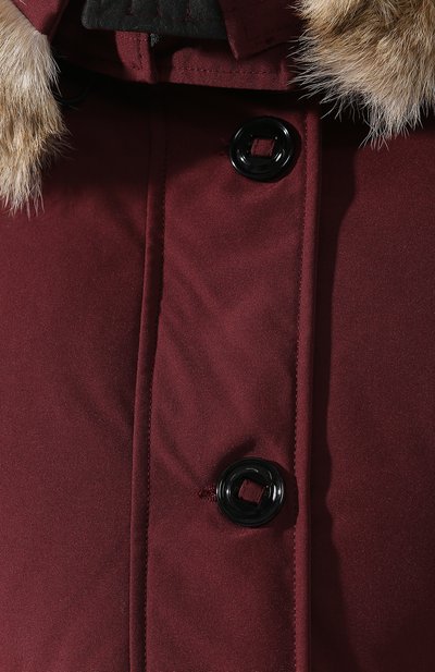 Парка rossclair CANADA GOOSE бордового цвета по цене 139000 руб., арт. 2580L, фото 5 Парка rossclair CANADA GOOSE, арт. 2580L, фото 5