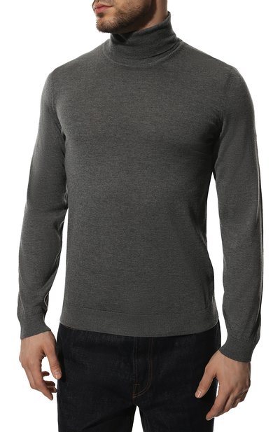 Шерстяная водолазка BOSS, арт. 50468262, фото 3