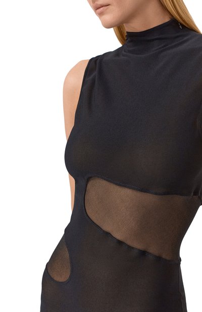 Платье из вискозы ALAIA, арт. AA9R2800K061B, фото 4