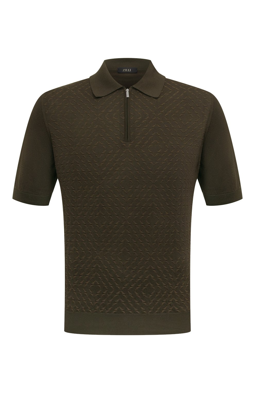Поло из шелка и хлопка ZILLI, арт. KZP002M0145VVM000, фото 1