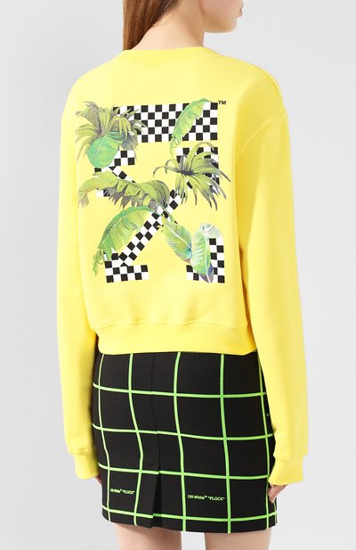 Хлопковый свитшот OFF-WHITE, арт. 0WBA026F19F300536010, фото 4