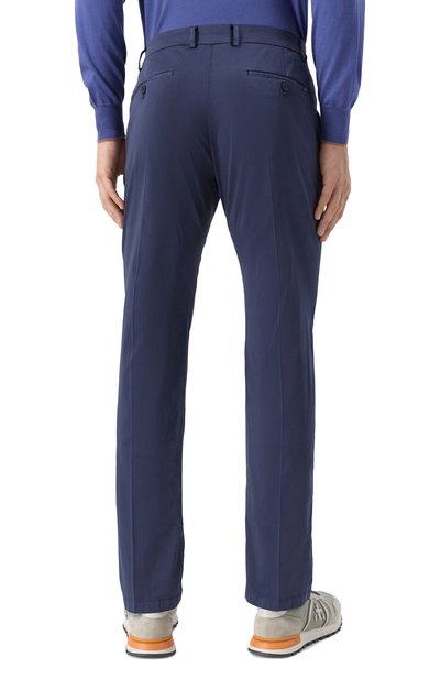 Брюки из хлопка и шелка PAUL&SHARK, арт. 25414043, фото 4