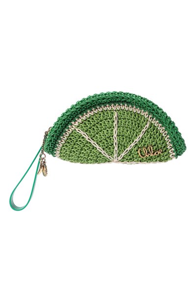 Женский клатч chloé tropicus lime slice CHLOÉ, арт. CH26UP775R62