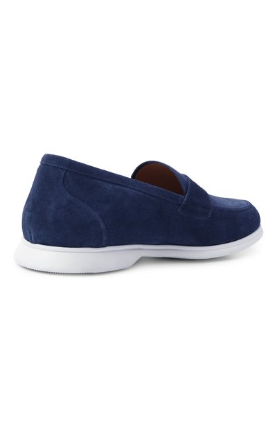 Замшевые пенни-лоферы KITON, арт. USSA389N00108, фото 4