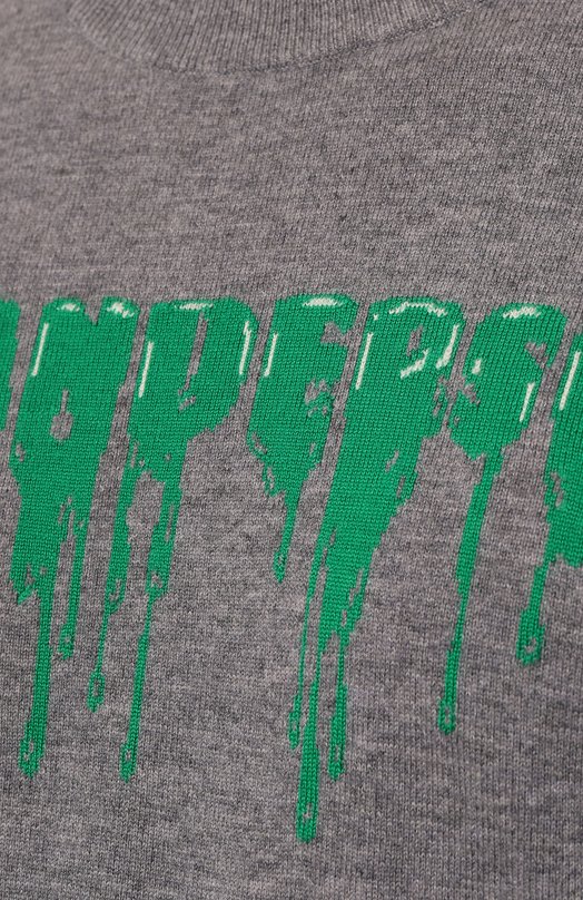 Шерстяной джемпер JW Anderson Серый, фото 5