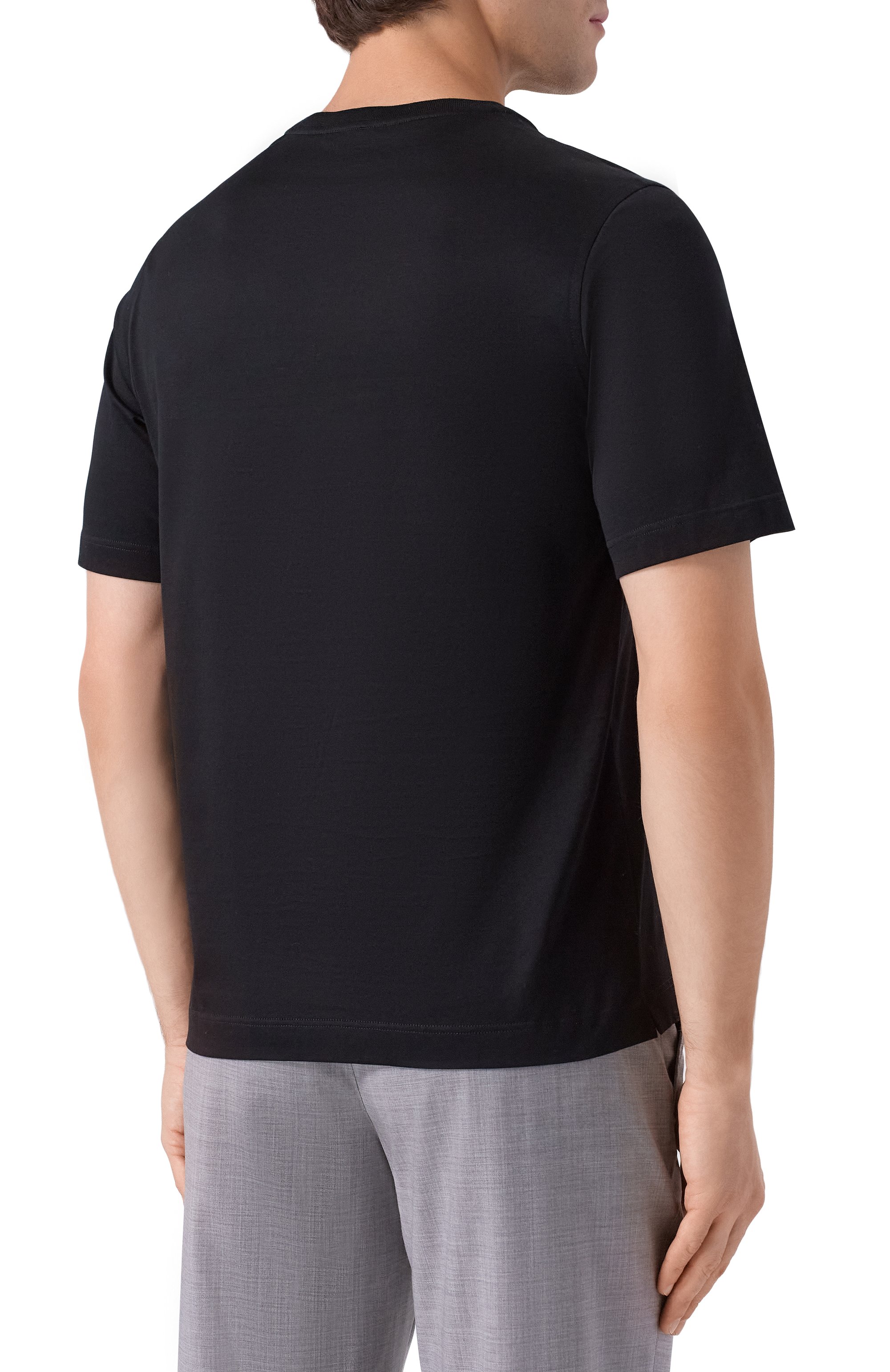 Хлопковая футболка ZILLI, арт. TSR02HM0110VZL000, фото 4