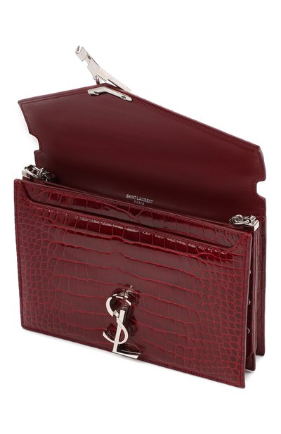 Сумка cassandra из кожи аллигатора SAINT LAURENT, арт. 532750/LWW0N/AMIS, фото 4