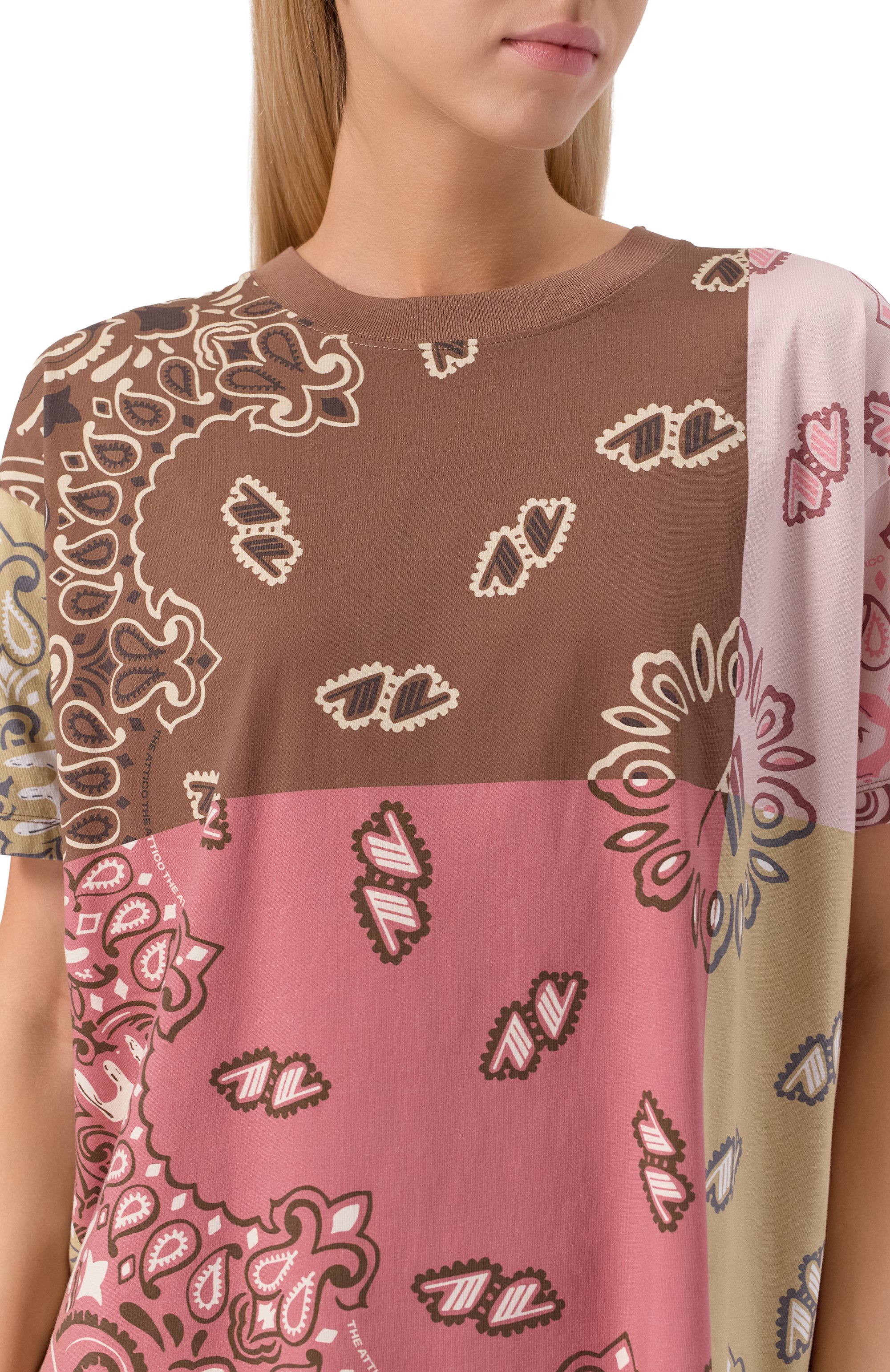 Хлопковая футболка THE ATTICO, арт. 250WCT00353/JJJ064PR, фото 5