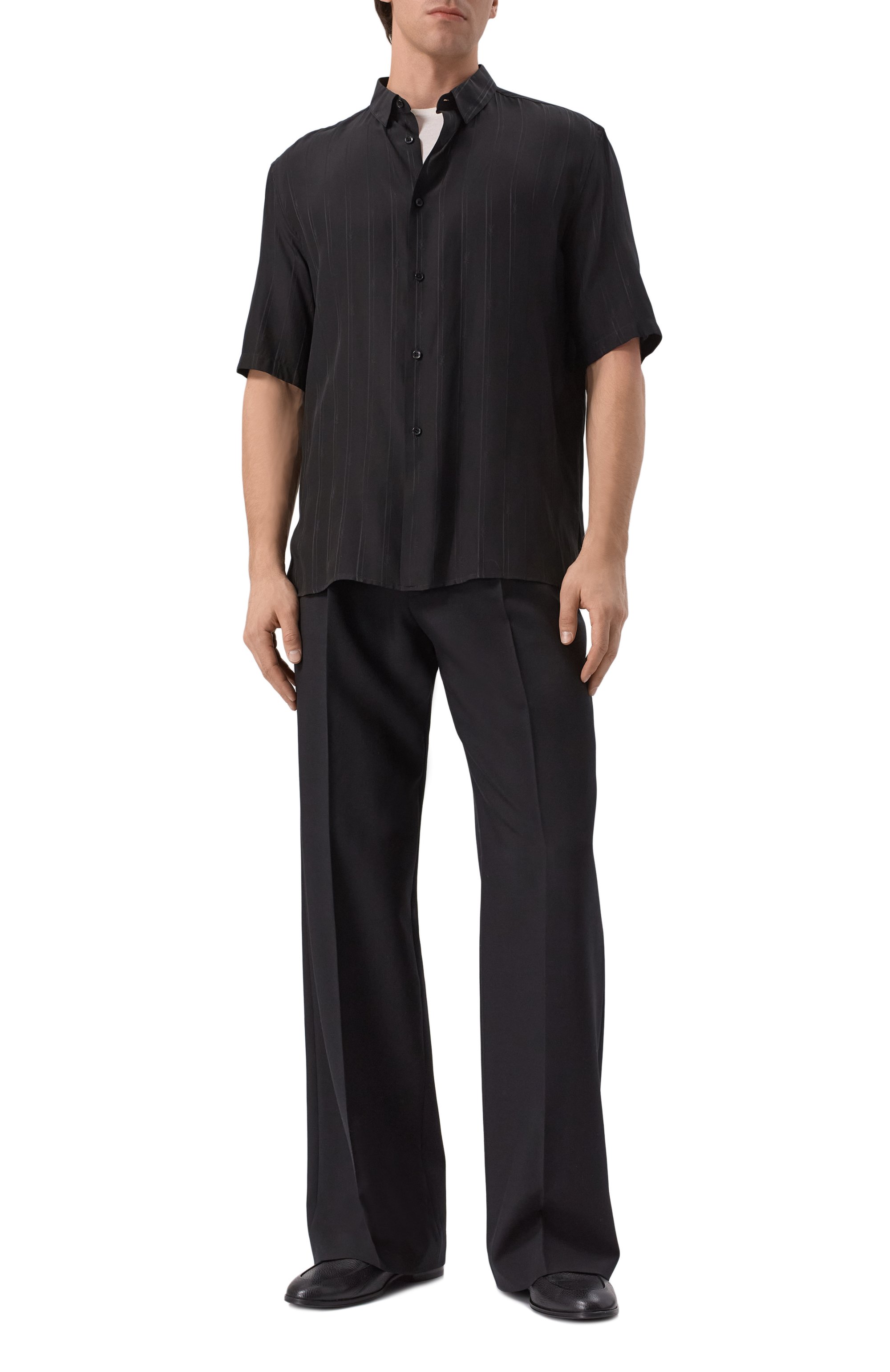 Шелковая рубашка SAINT LAURENT, арт. 601070/Y6H39, фото 2