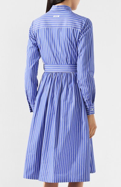 Хлопковое платье MSGM голубого цвета по цене 31450 руб., арт. 2841MDA26X 207003, фото 4 Хлопковое платье MSGM, арт. 2841MDA26X 207003, фото 4