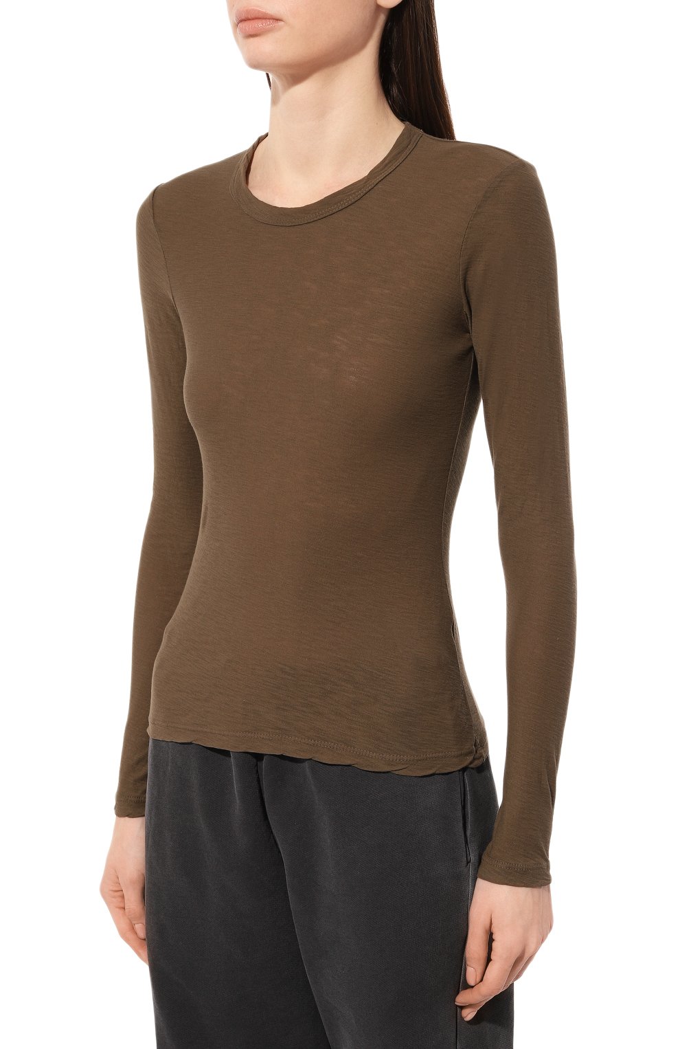 Хлопковый лонгслив JAMES PERSE, арт. WUA3361/OWHS, фото 3