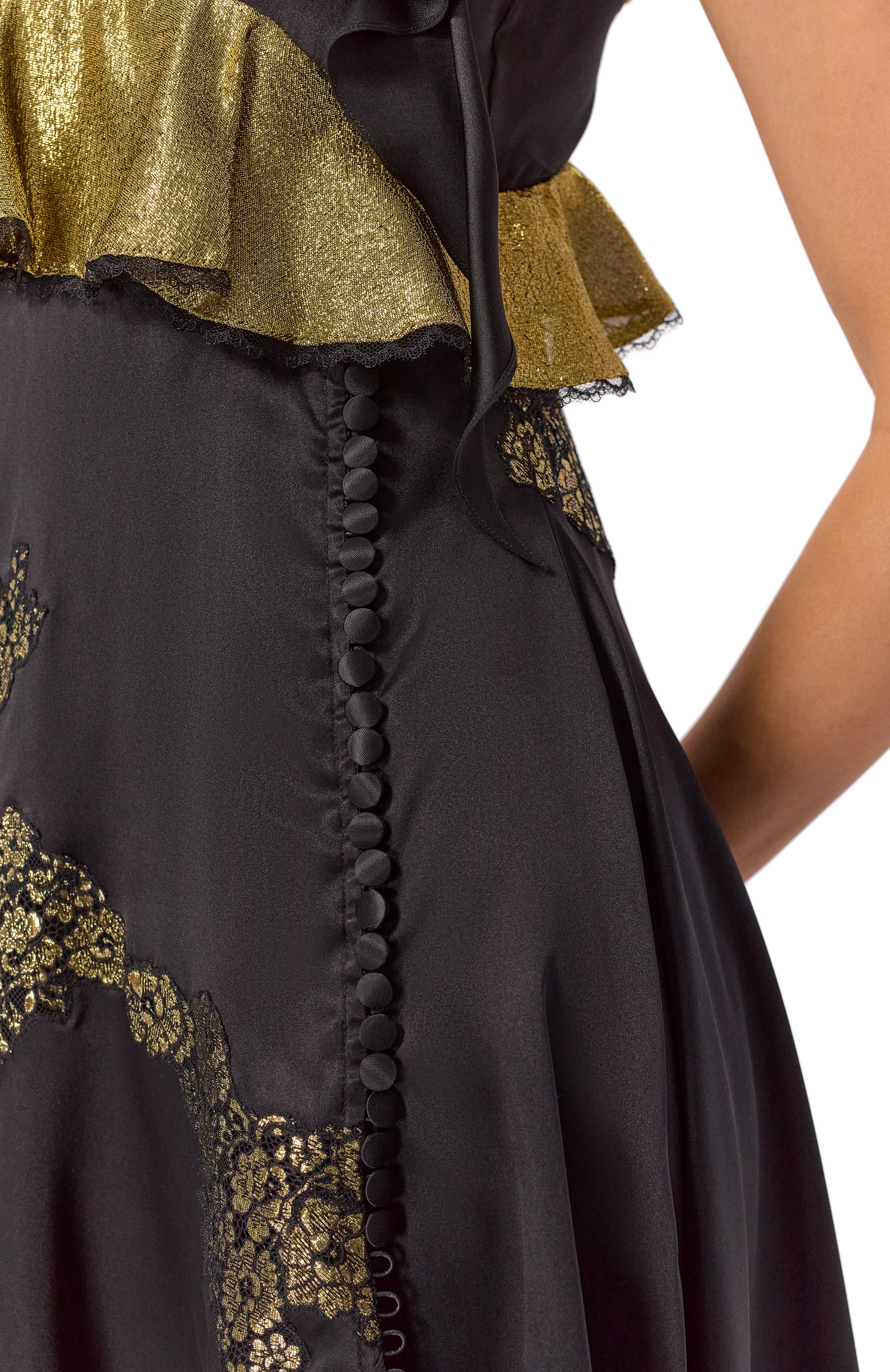 Шелковое платье DANIIL ANTSIFEROV, арт. DA_3180B, фото 4