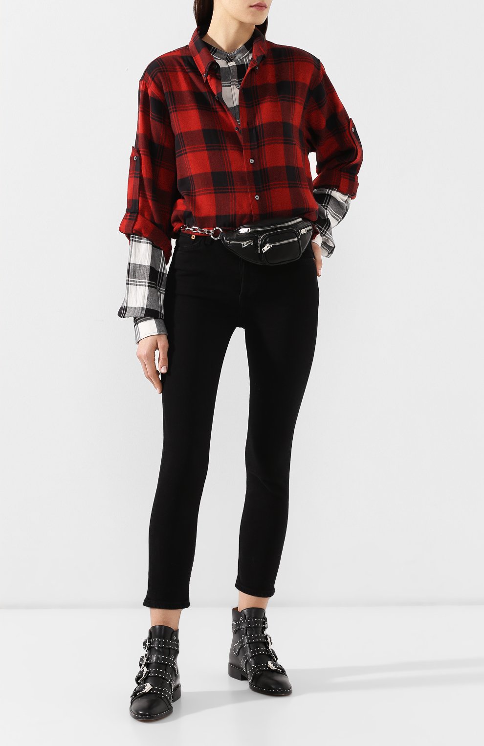 Хлопковая рубашка FAITH CONNEXION разноцветного цвета по цене 62900 руб., арт. X1800T00228, фото 2 Хлопковая рубашка FAITH CONNEXION, арт. X1800T00228, фото 2