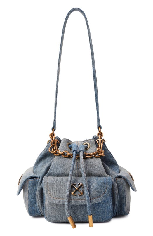 Сумка Dumbo Bucket Off-White 0WMY002F25DEN001 Голубой 0WMY002F25DEN001