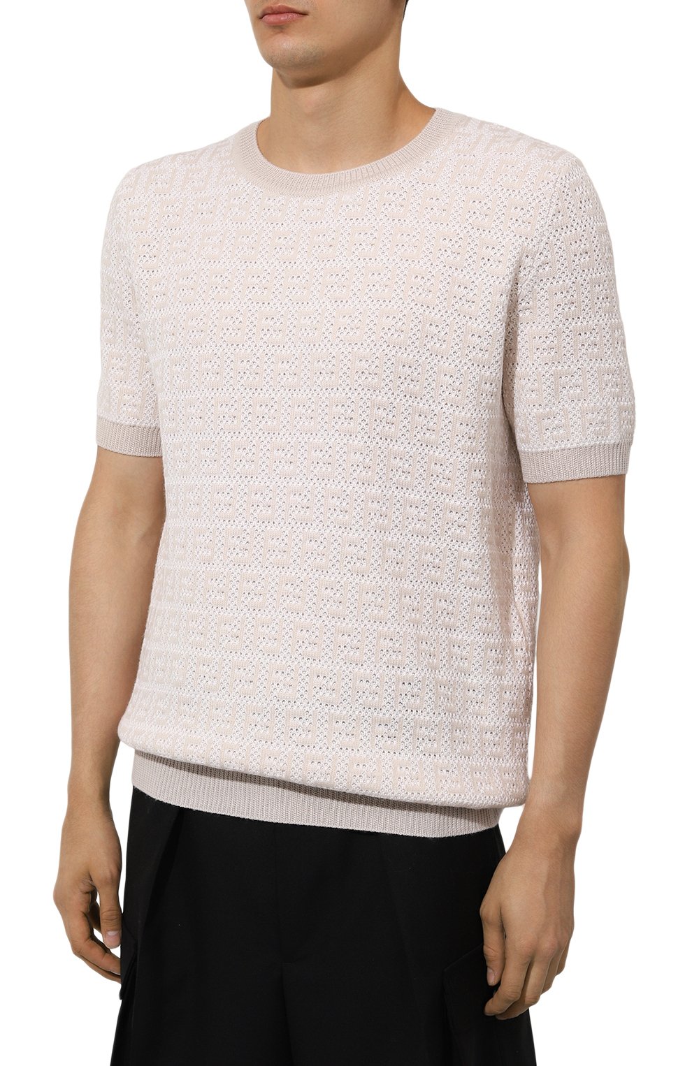Джемпер из шерсти и хлопка FENDI, арт. FZX050/AKFS/F1HXT, фото 3
