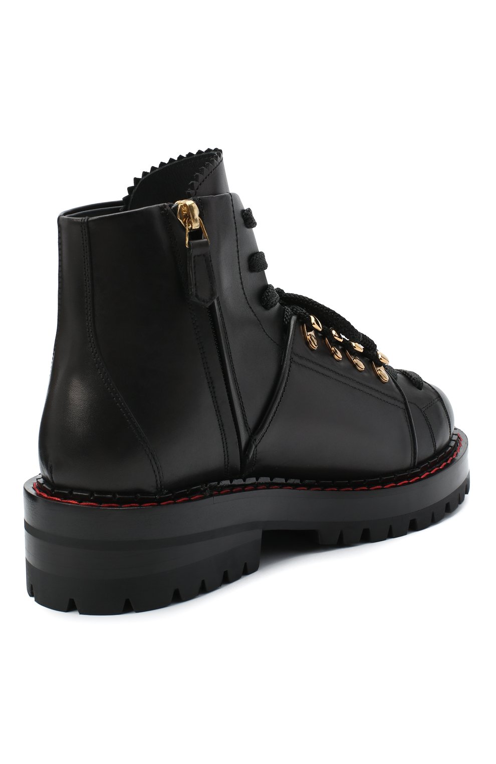 Кожаные ботинки VERSACE, арт. DST466E/DVTA3, фото 4