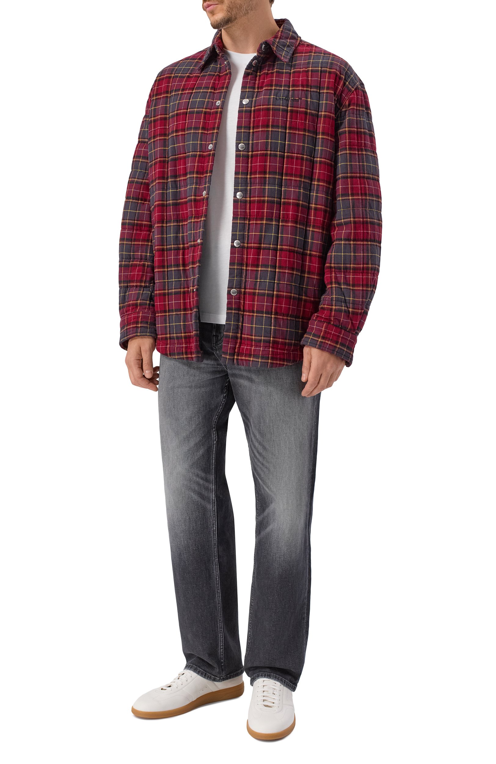 Джинсы straight 7 FOR ALL MANKIND серого цвета по цене 29950 руб., арт. 7TD80A21-911, фото 2 Джинсы straight 7 FOR ALL MANKIND, арт. 7TD80A21-911, фото 2