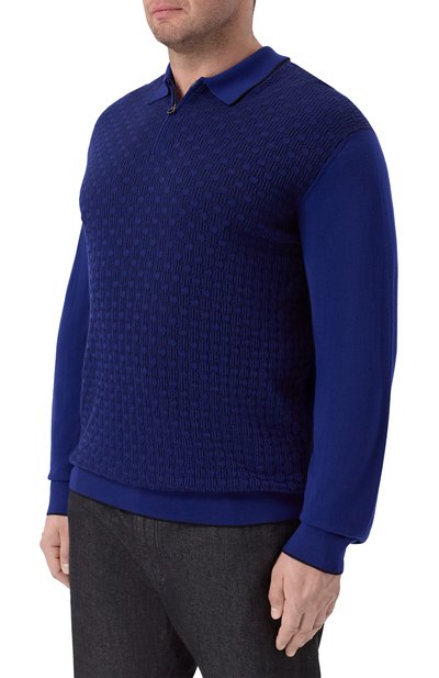 Поло из шерсти и шелка STEFANO RICCI, арт. KE06013P30/E25403, фото 3