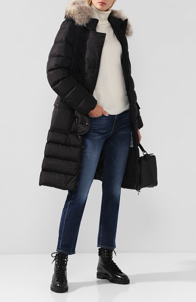 Пуховик с меховой отделкой капюшона MONCLER, арт. D2-093-49884-25-68065, фото 2