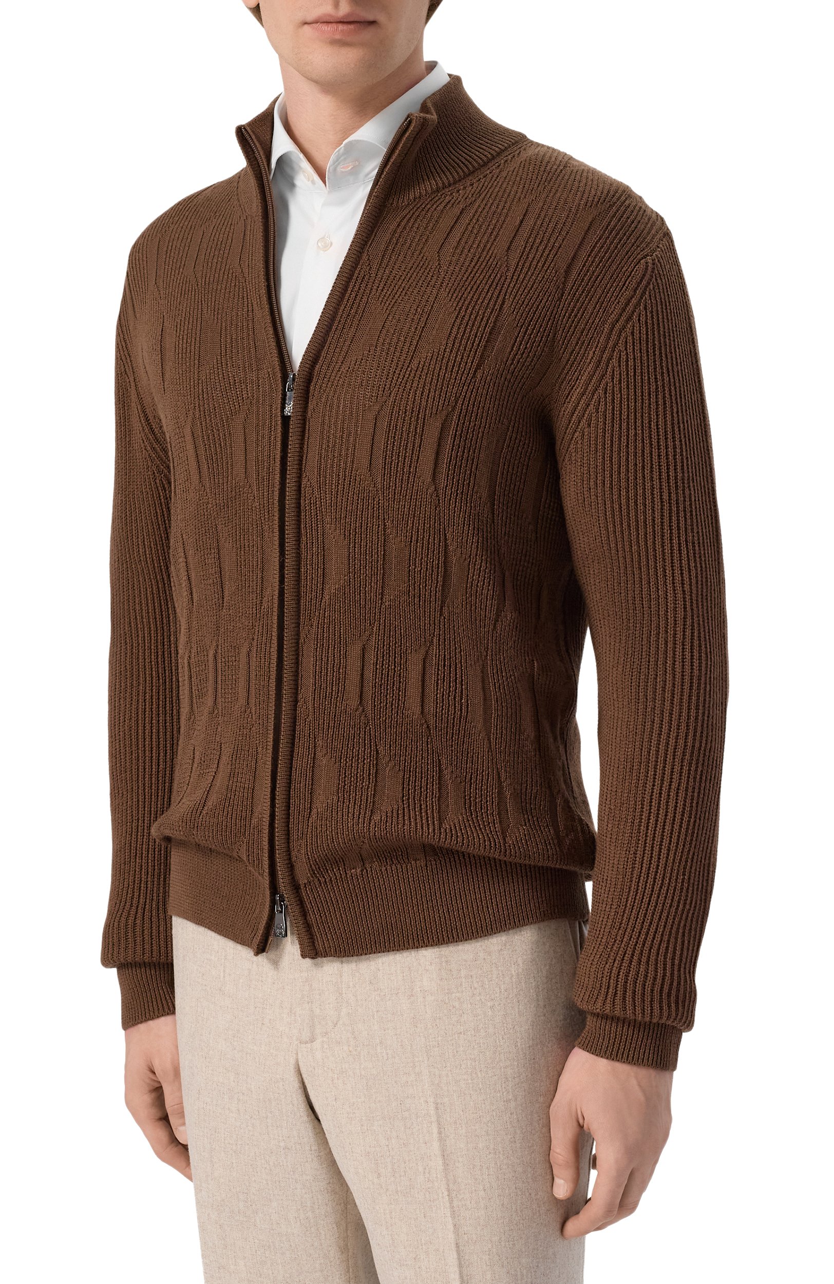 Шерстяной кардиган CORNELIANI, арт. 28M586/2A25158, фото 3
