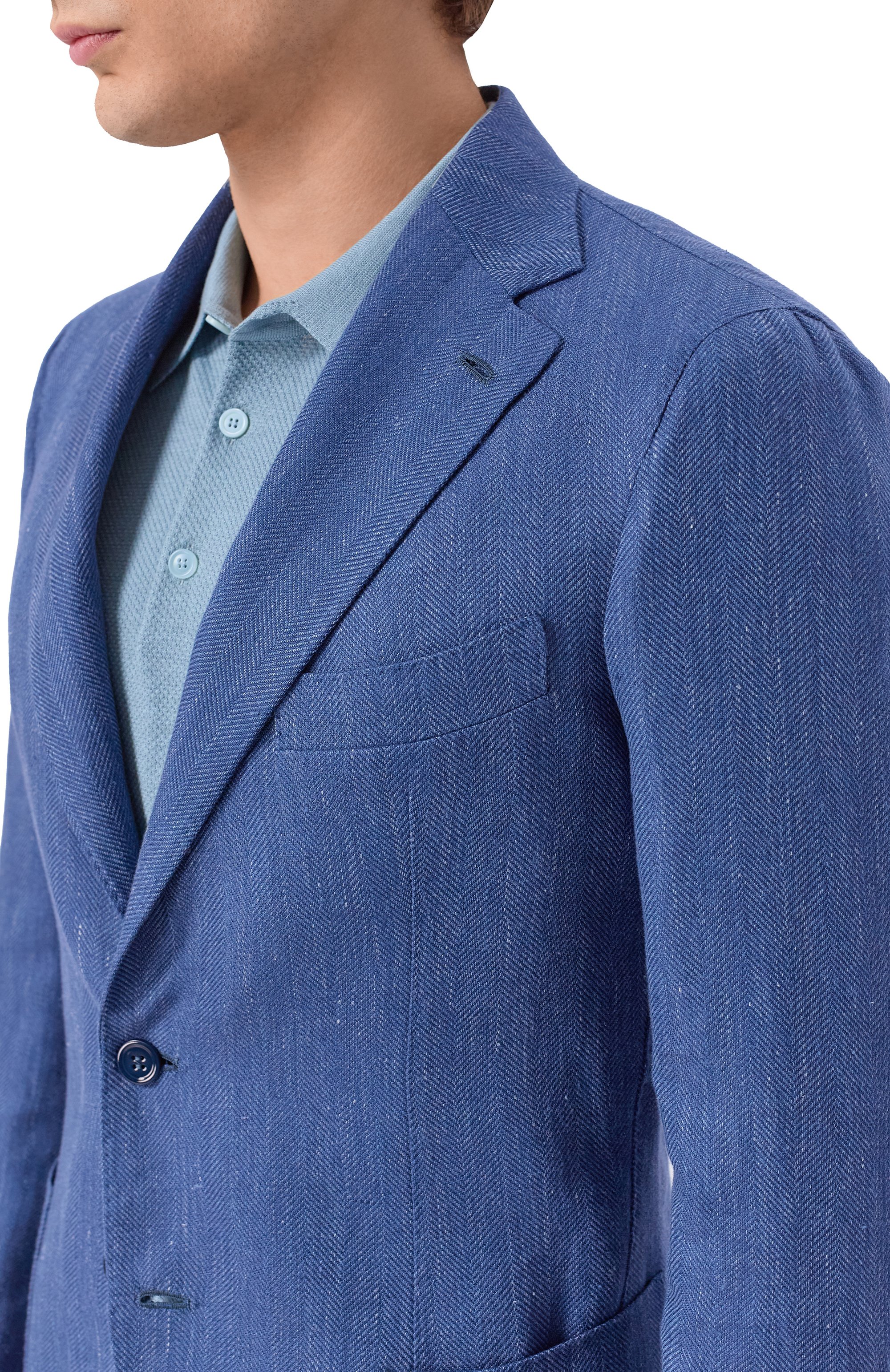 Пиджак изо льна и шерсти ANDREA CAMPAGNA, арт. SALINA/T25119, фото 5