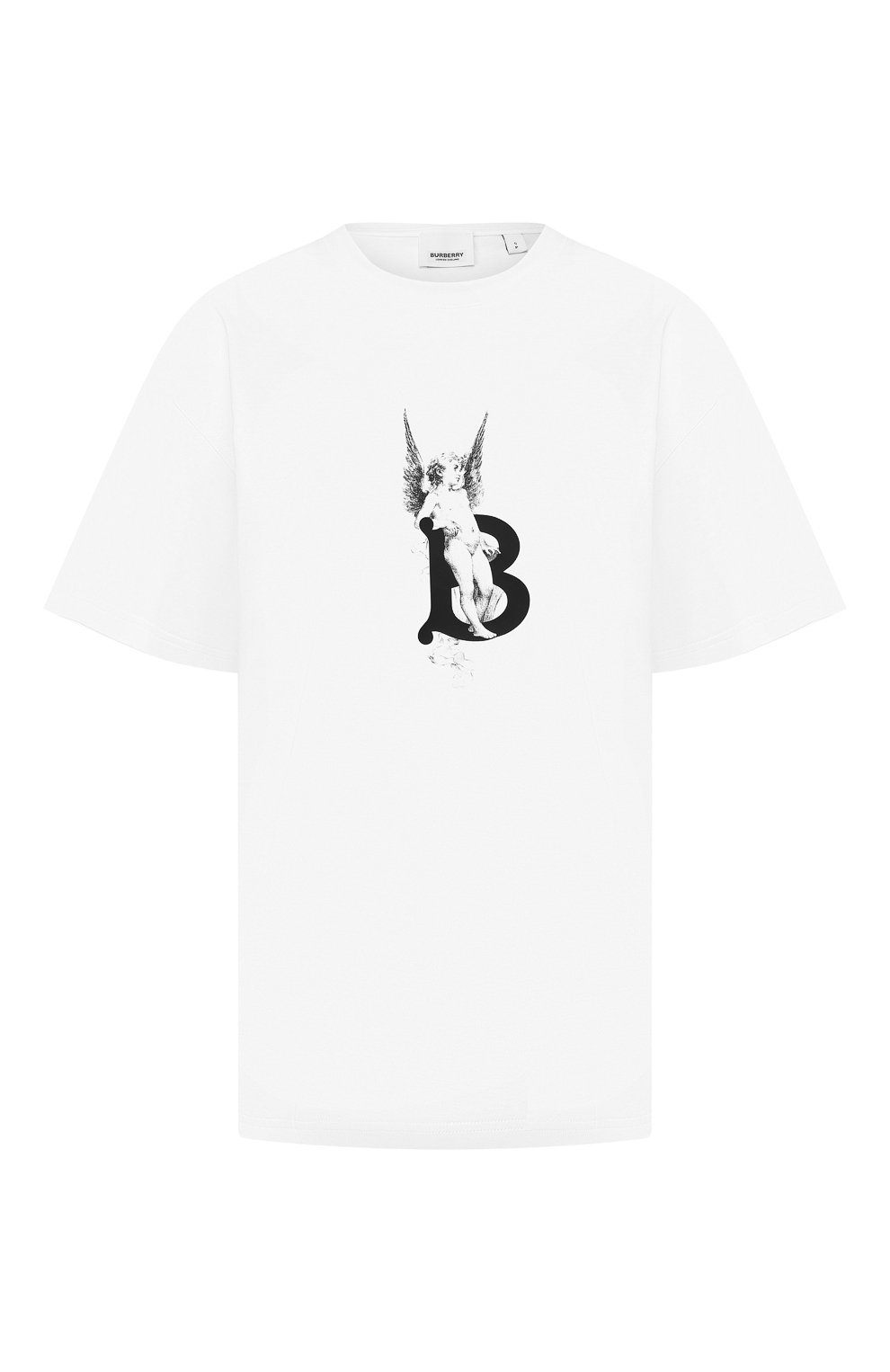 Хлопковая фу тболка BURBERRY, арт. 8024618, фото 1