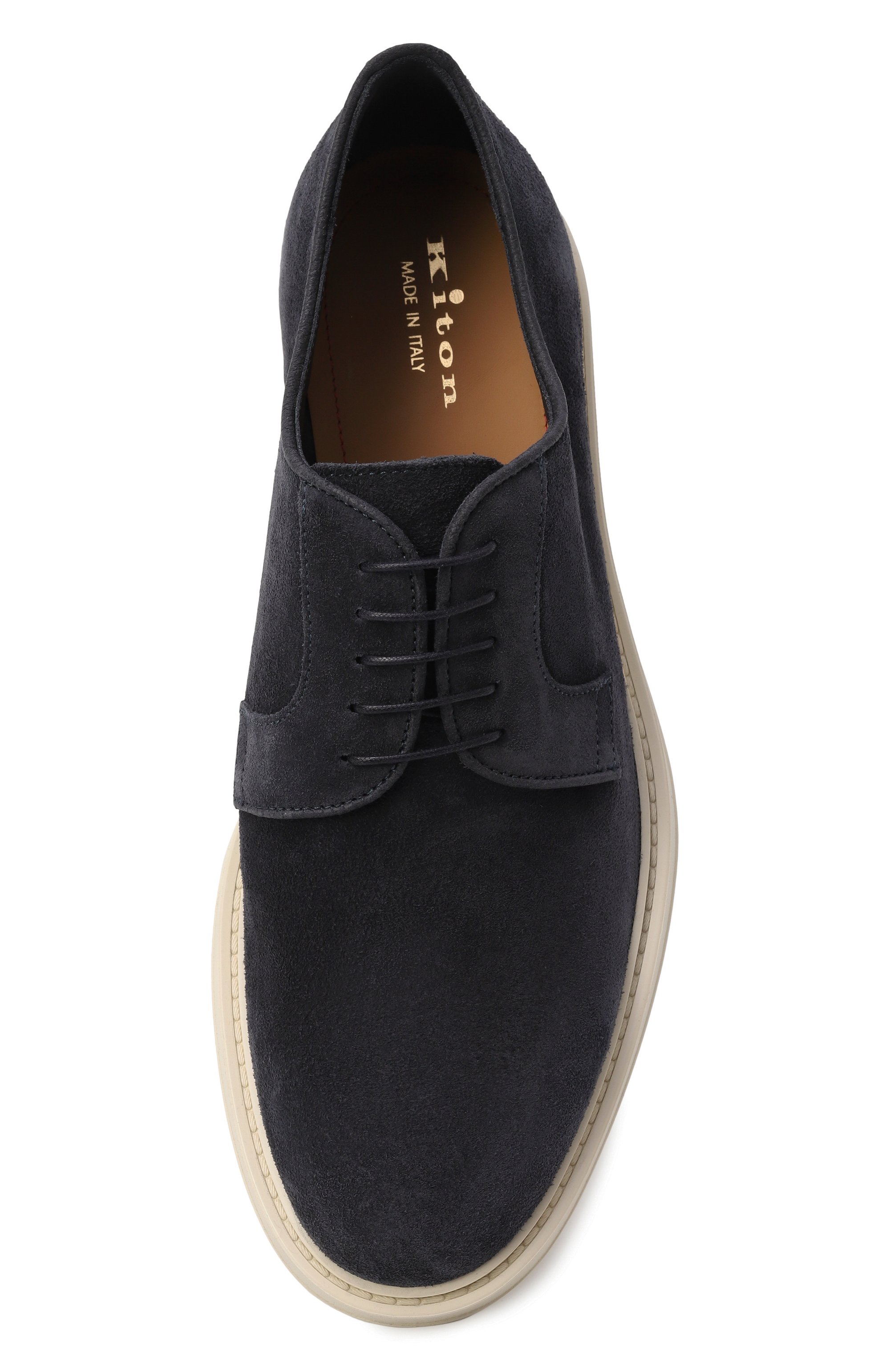 Замшевые дерби KITON, арт. USSA414N0139201, фото 6