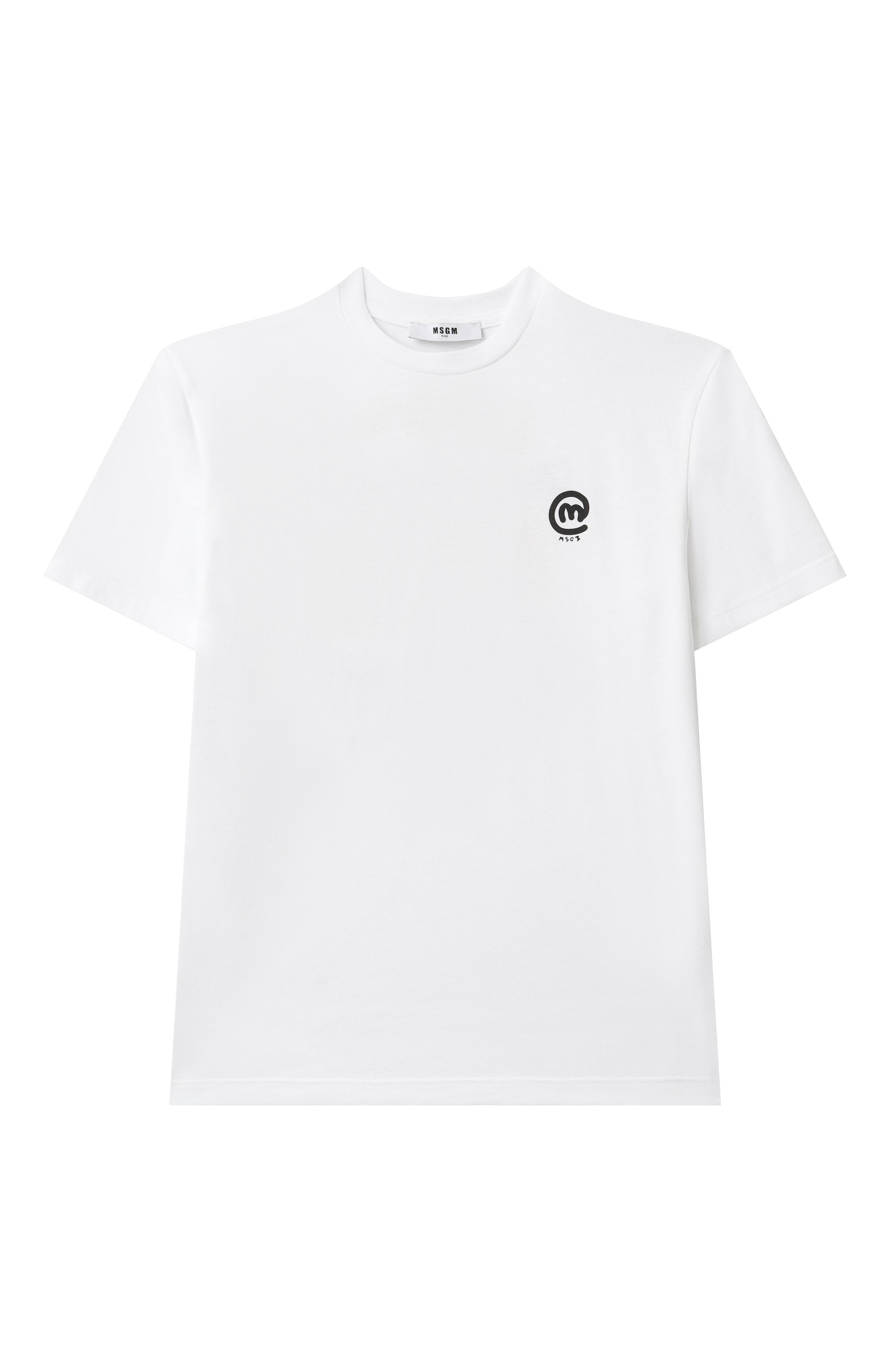 Хлопковая футболка MSGM KIDS, арт. S5MSJBTH279, фото 1