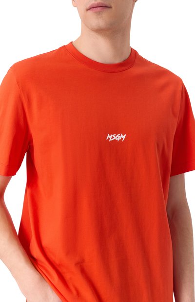Хлопковая футболка MSGM, арт. 3840MM119/257002, фото 5