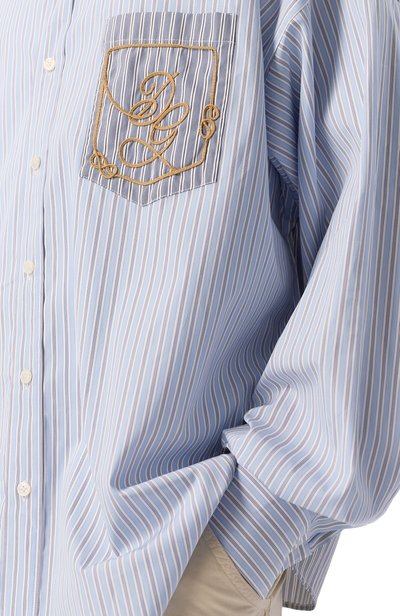 Хлопковая рубашка DOLCE & GABBANA, арт. G5PH2Z/GK517, фото 5