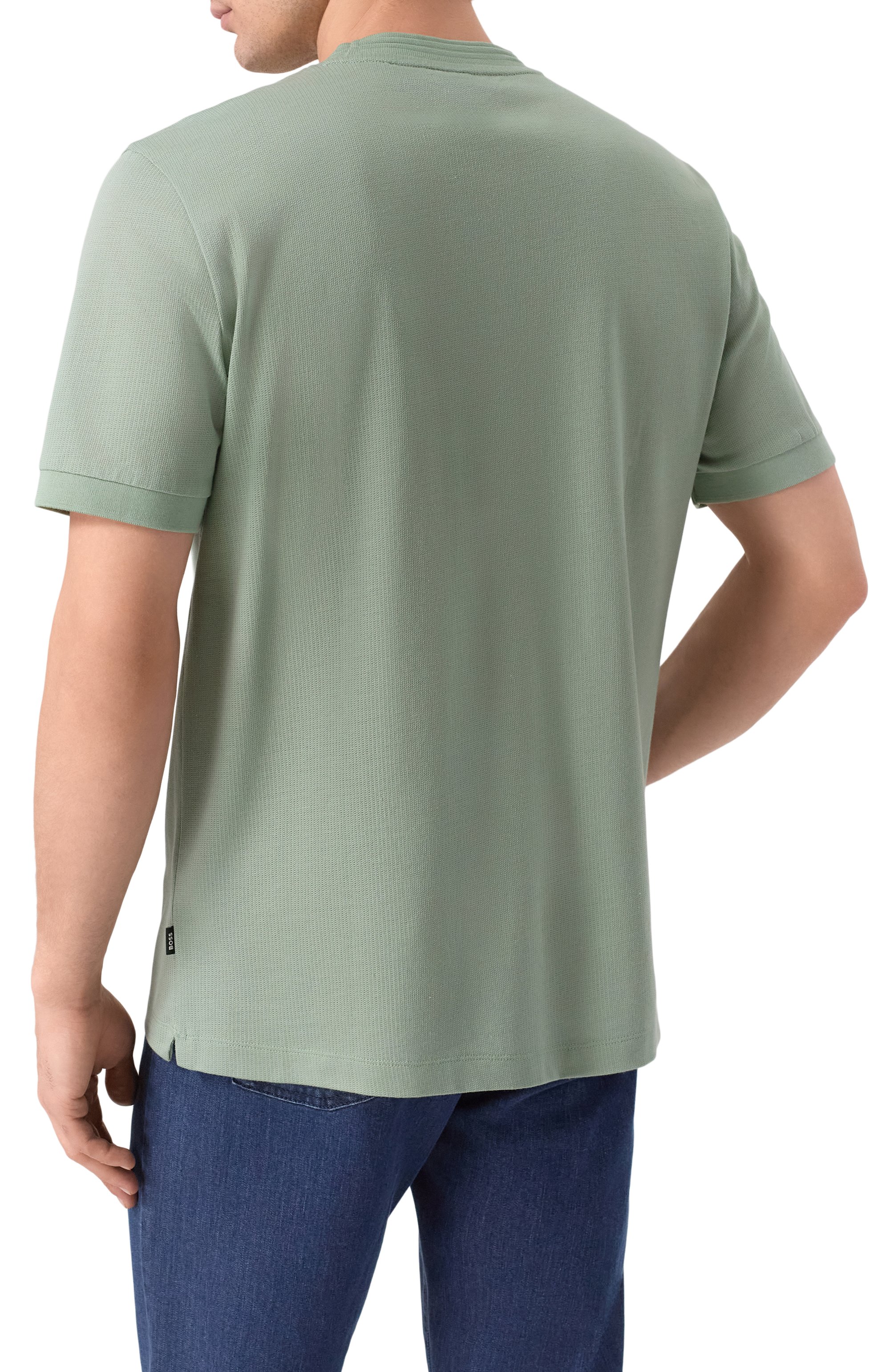 Футболка из хлопка и лиоцелла BOSS, арт. 50554626, фото 4