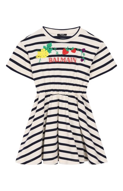 Хлопковое платье BALMAIN, арт. BW1C71