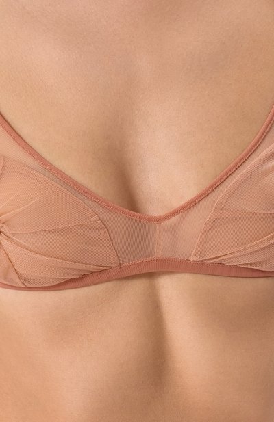 Топ THE ATTICO бежевого цвета по цене 64200 руб., арт. 250WCL00003/MIX047AA, фото 5 Топ THE ATTICO, арт. 250WCL00003/MIX047AA, фото 5